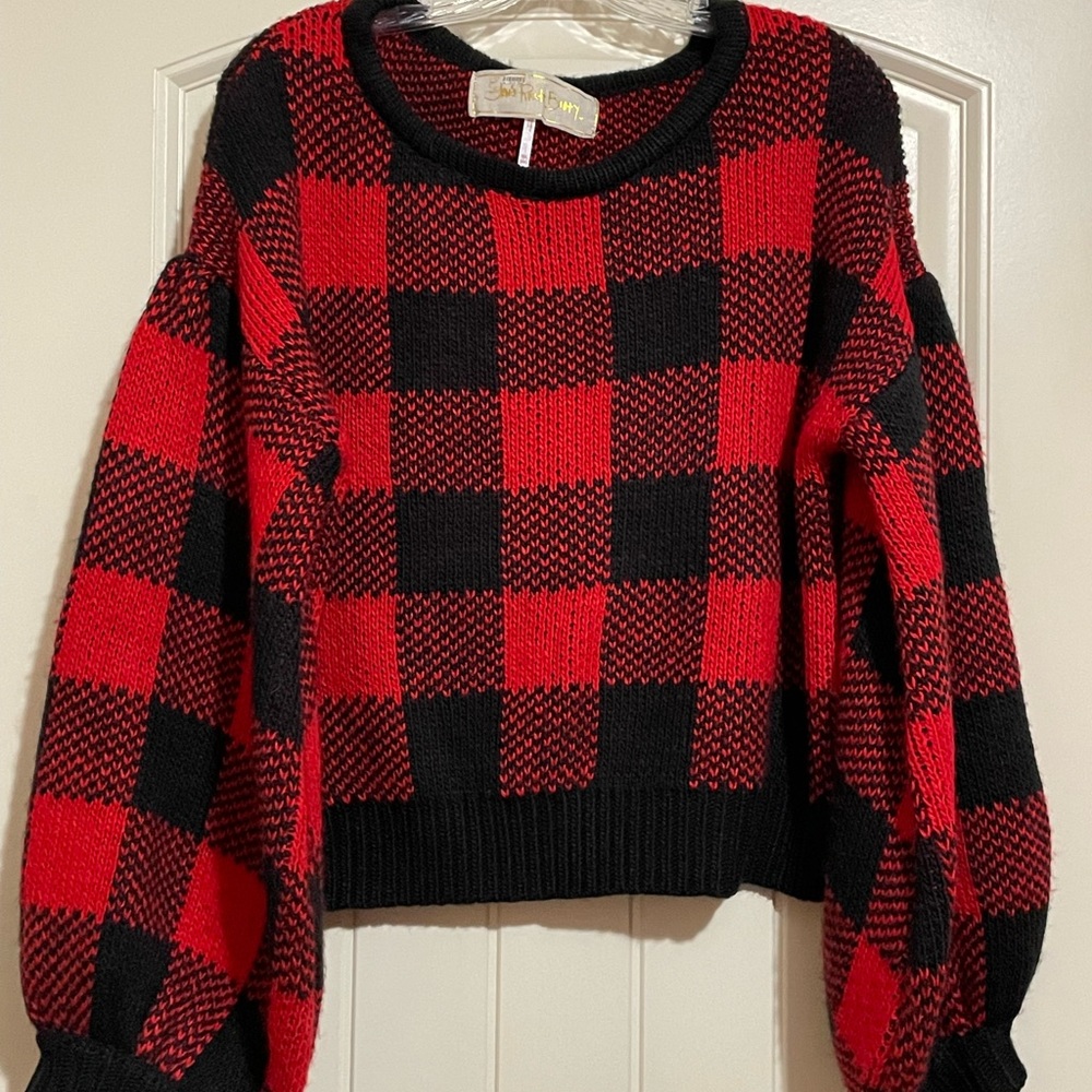 Jen’s pirate booty knit sweater